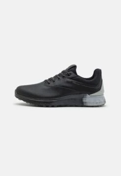 ECCO Three - Golf Shoes - Black/Concrete