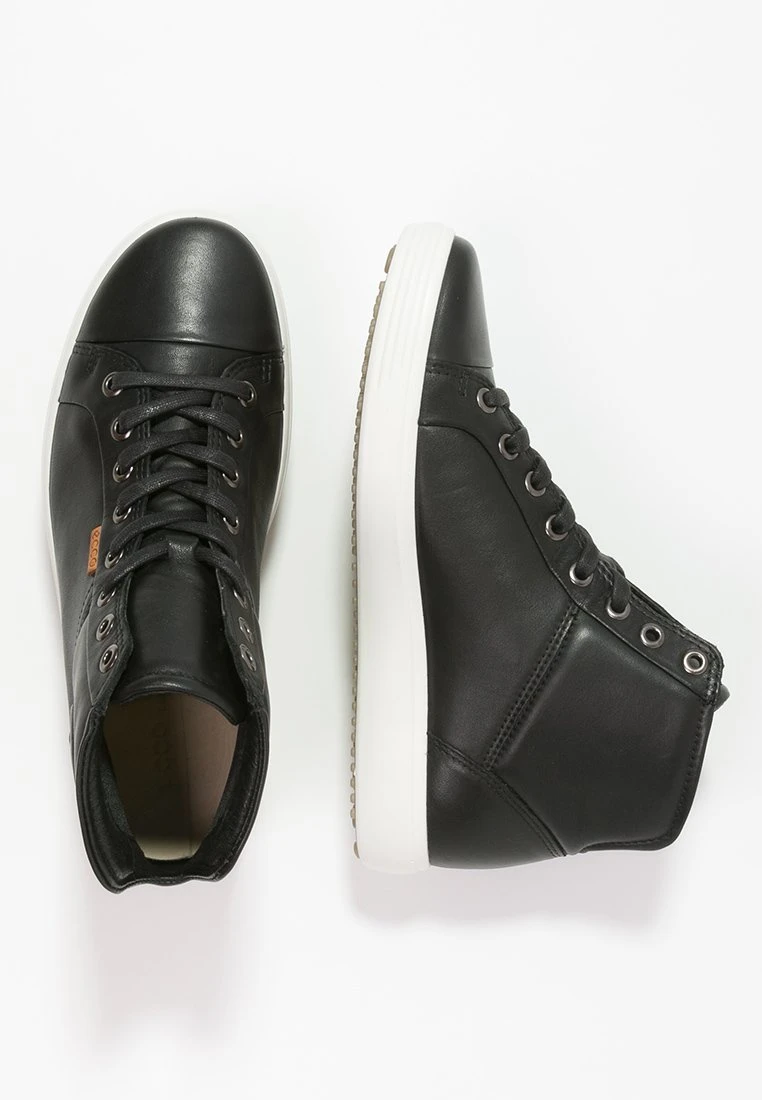 ECCO Soft 7 - High-Top Trainers - Black 4 ECCO Soft 7 - High-Top Trainers - Black - Image 2