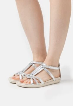 ECCO Simpil Flat - Sandals - Metallics